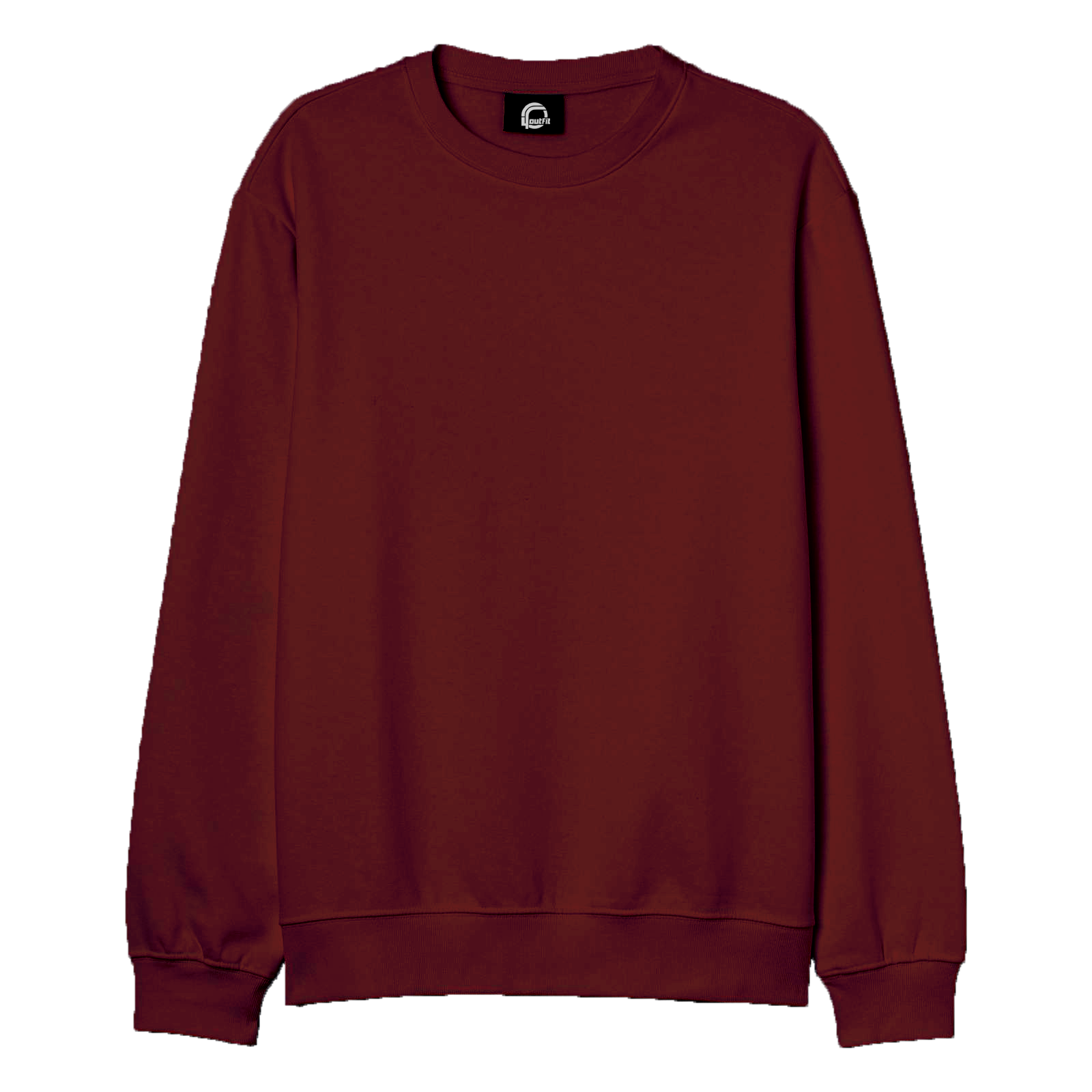 Maroon Fleece Sweatshirt
