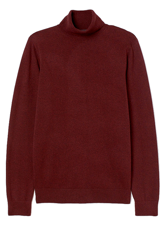 Maroon Turtle Neck