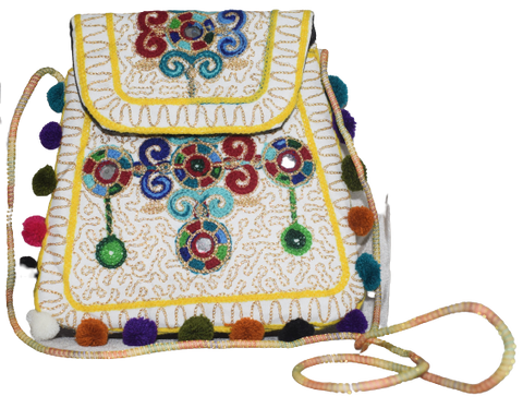 Hand Bag Double Sided Embroidered  (S1)