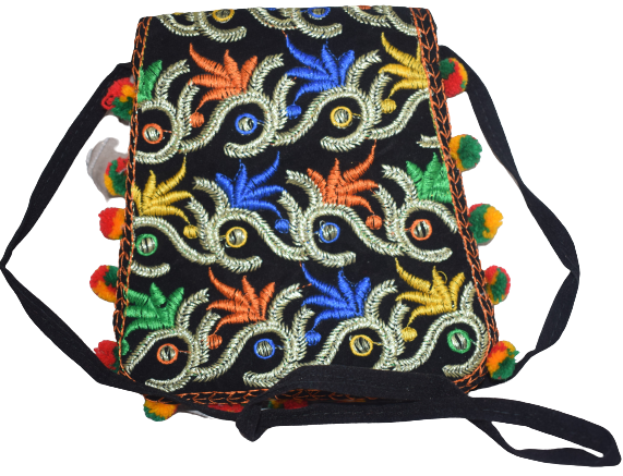 Hand Bag Double Sided Embroidered  (S2)
