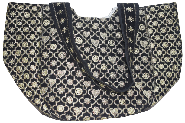 Hand Bag Double Sided Embroidered  L4