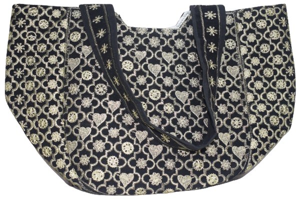 Hand Bag Double Sided Embroidered  L4