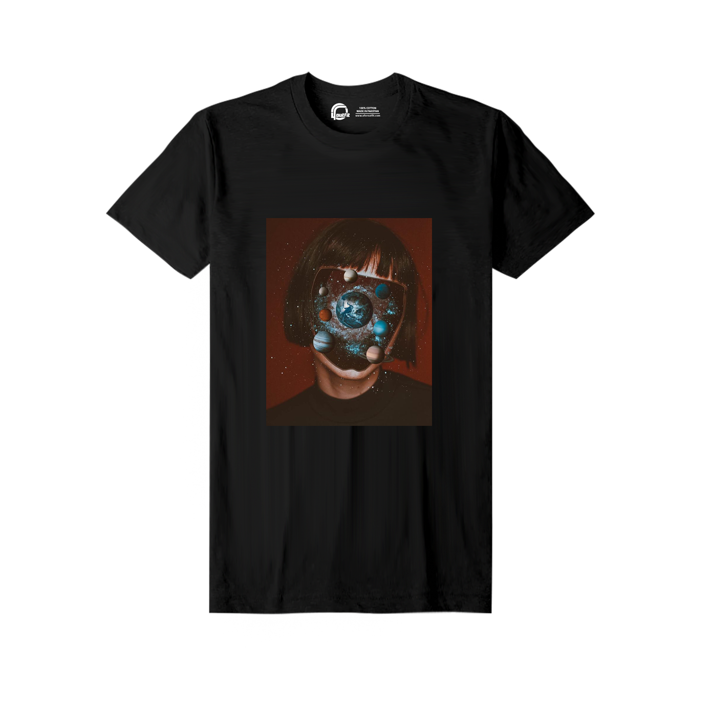 Earth Face Graphic T Shirts